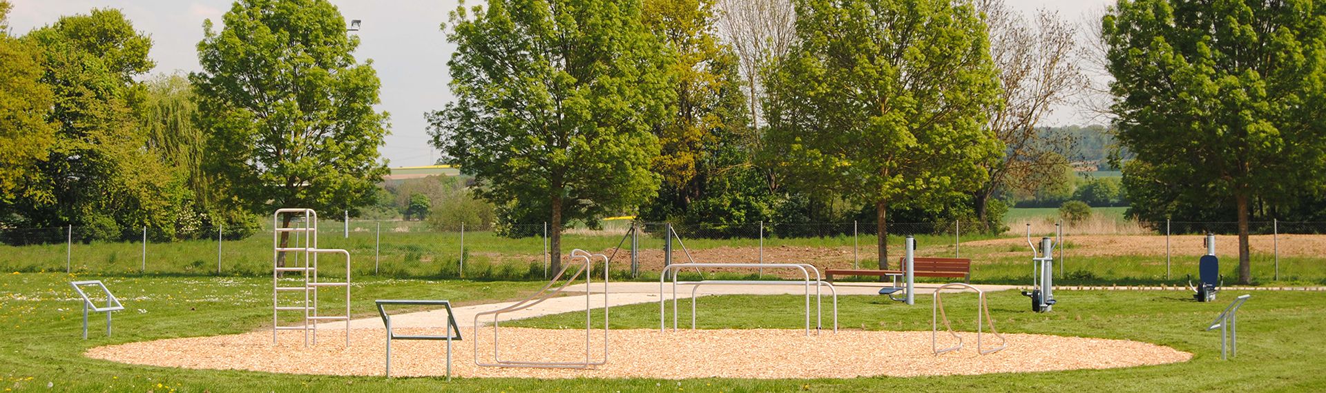 Neuer Sportgeräte-Park in Okarben