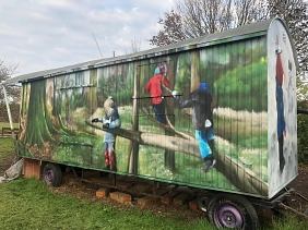 Bauwagen Waki Seitenansicht&nbsp;&copy;&nbsp;Stadt Karben