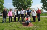 Bürgermeister Guido Rahn eröffnet den Sportgerätepark Okarben