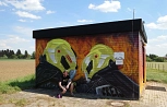 Feuerwehr-Graffiti Rendel