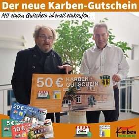 Karben-Gutschein 2022 © Stadt Karben