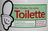 Logo öffentliche Toilette&nbsp;&copy;&nbsp;Stadt Karben